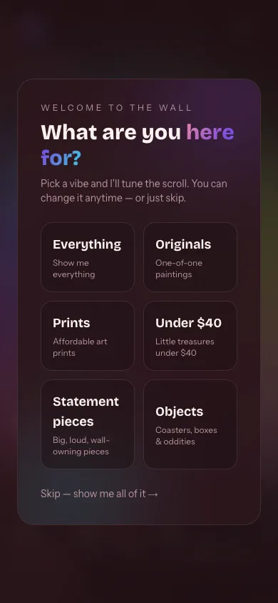 jackiej.events on iPhone